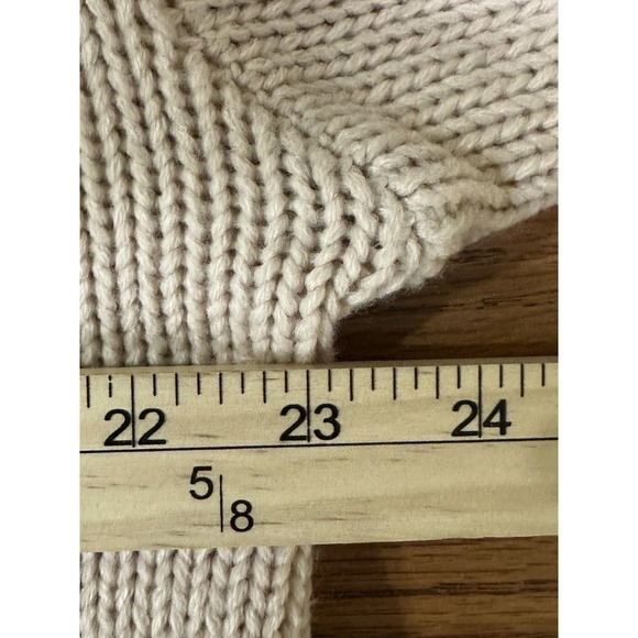 Urban Daizy Women's Size S/M Tan W/yellow Smiley Face Sweater Happy Fun - Picture 8 of 9